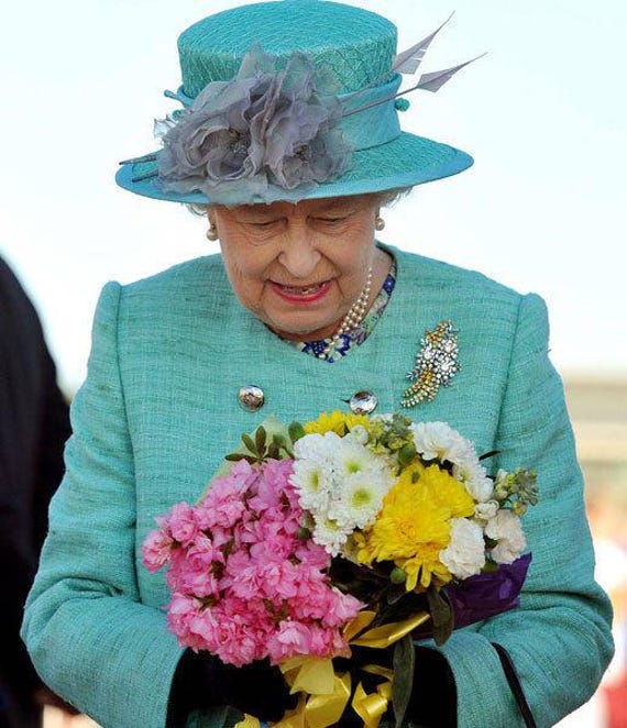 Australian Wattle Brooch, High Quality Royal Replicas, Large Zircon Brooches, Queen Elizabeth Replication #1800