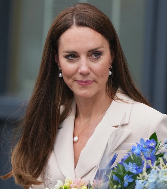 Kate Middleton Inspired Freshwater Pearl Necklace - 14k Gold Filled or Sterling Silver, Minimalist Bridal Jewelry, Gift for Her #1556/#1640