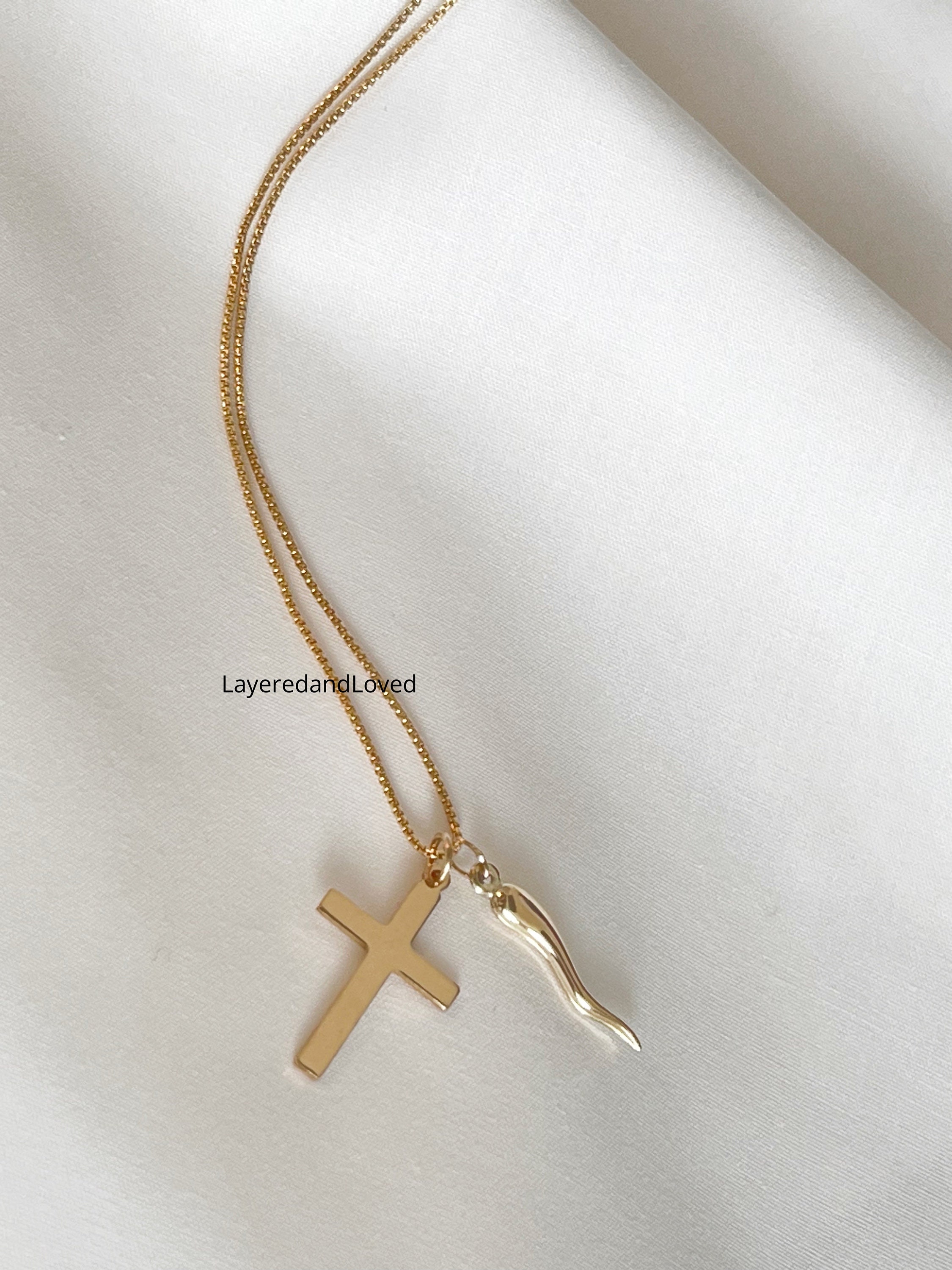 10kt Yellow Gold Cross Baby Necklace – Tany's Jewellery