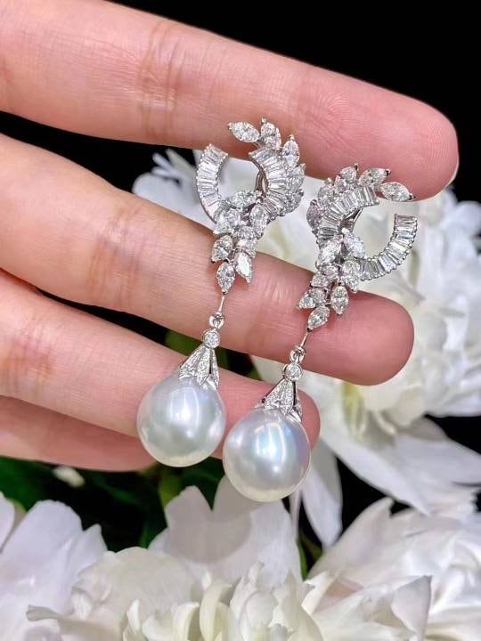 Princess Kate Lady Diana High Quality Coronation Pearl Drop