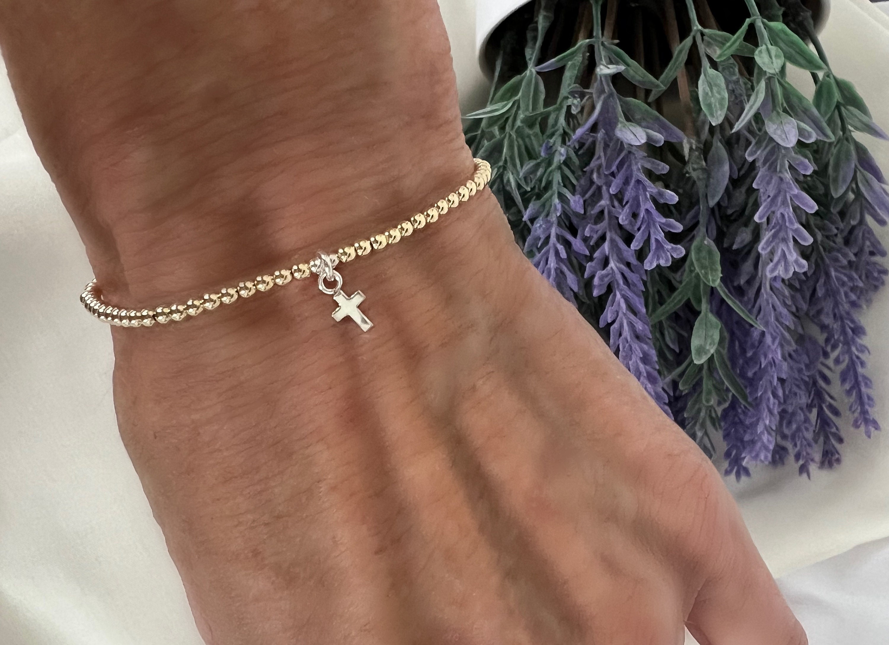 Dainty 14K Yellow Gold Star of David and Chai Chain Bracelet with Eilat  Stone, Jewish Jewelry | Judaica Web Store