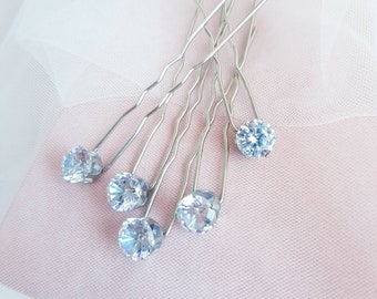 BOUTIQUEBYBRENDALEE BLING Hair U Pins Small Hairpins crystal beads Bridal Wedding Hair Pin Accessories rhinestone zirconia sparkling hairpin