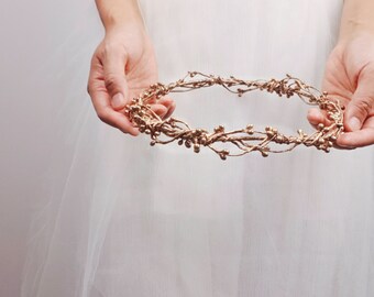 BoutiquebyBrendaLee Pearly Gold Celtic Crown