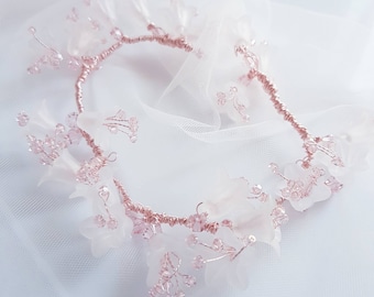 Pink Crystal Headpiece