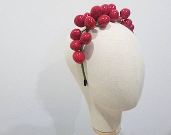 BoutiquebyBrendaLee Juicy Red Cherry Haarband