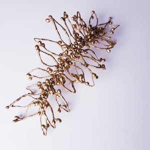 BoutiquebyBrendaLee L' OR Hair Vine Gold twig branch hair accessories handcrafted earthy handmade unique leaf pins updo headband Australia