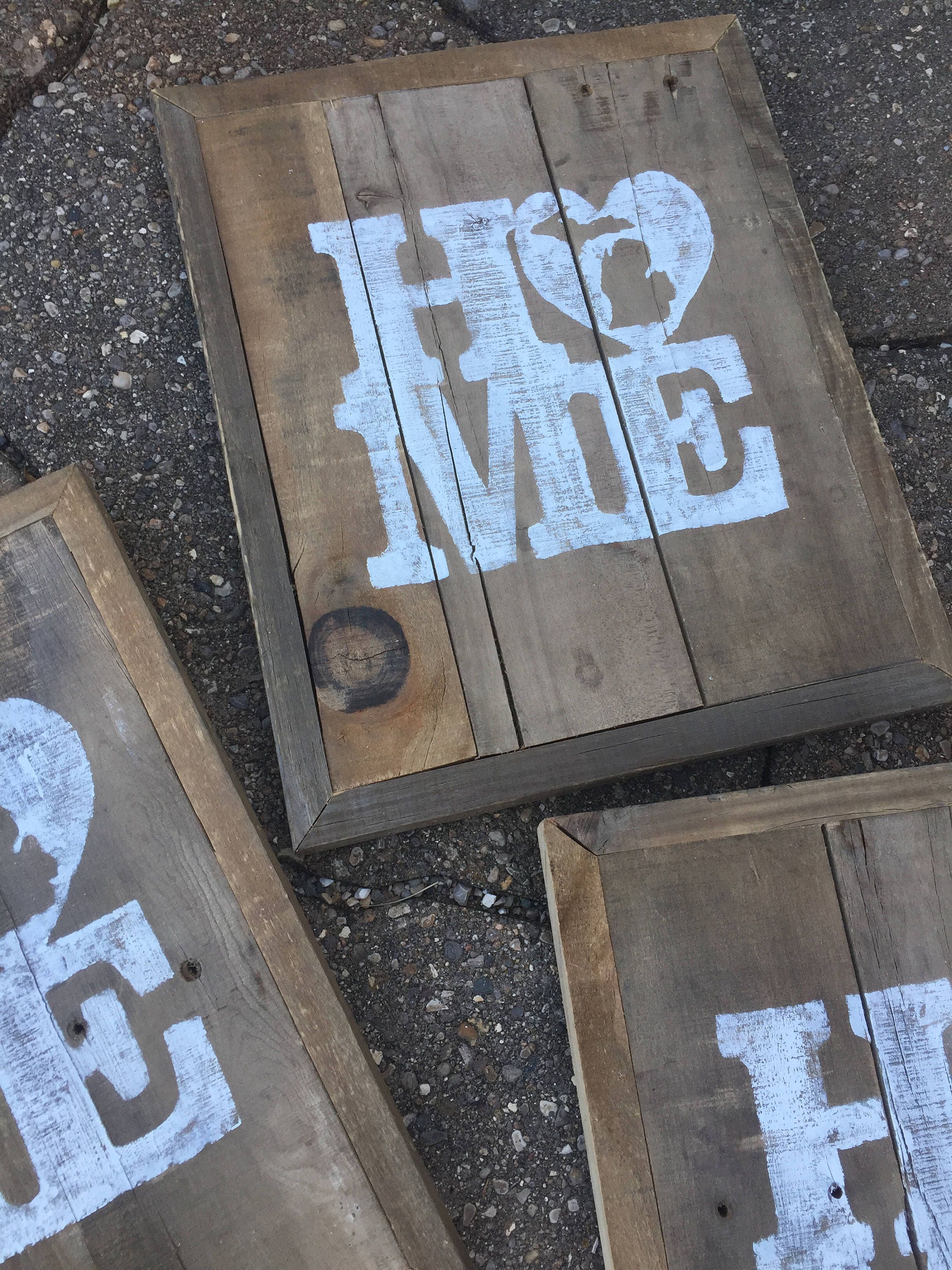 Pallet Wood Art Michigan Wood Art Home Michigan Art Etsy