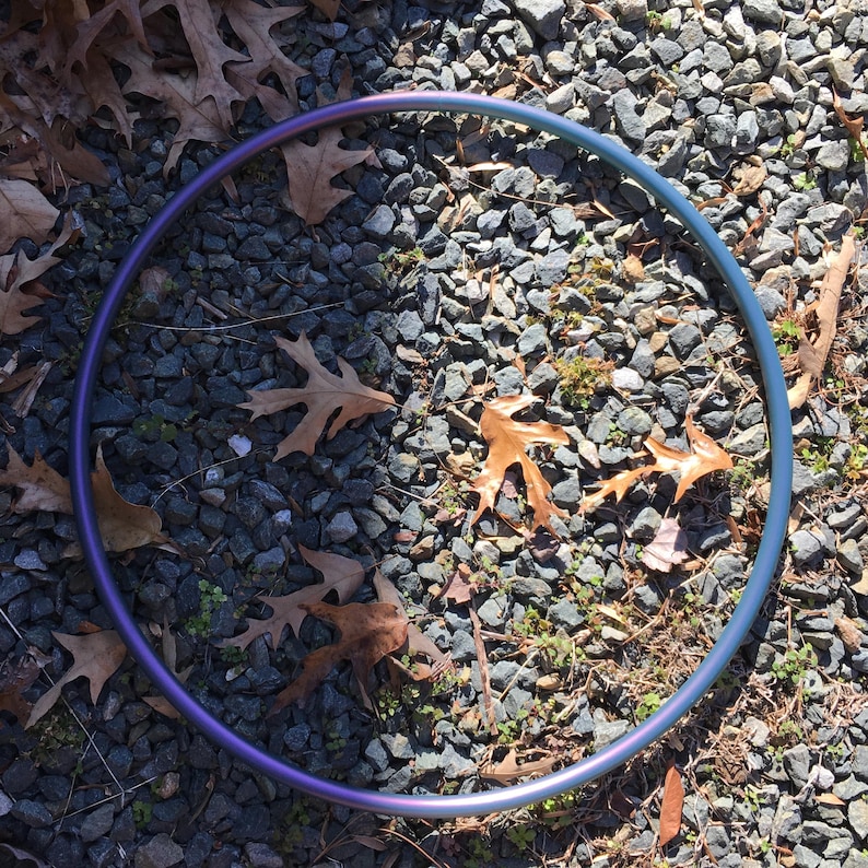 3/4 Kalypso Polypro Travel Hula Hoop: Color Shifting Tubing, Grip Options bild 2