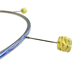 Holographic Taped Synergy Firehoop with Removable (screw-in) Wicks / Performance Fire Hula Hoop / Push Button Connector / Polypro or HDPE