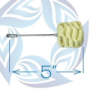 Fire Hoop Wicks, Quantity Discounts, Threaded [Screw-in] Replacement Hoop Wick for Synergy Fire Hoops / Crown Knot Head / Genuine Kevlar