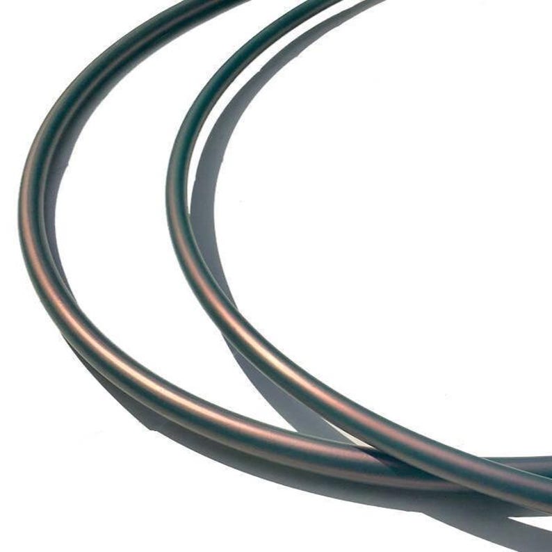 3/4 Kalypso Polypro Travel Hula Hoop: Color Shifting Tubing, Grip Options bild 7