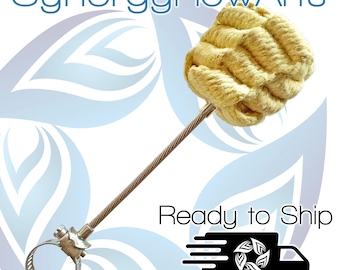 Quick Wick ® ENVÍO GRATIS a EE. UU. en compras de 2 o más unidades / La mecha de fuego desmontable original con abrazadera para aros de hula-hoop, bicicletas, lira, barra / Aro de fuego instantáneo