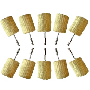 Replacement Wicks for Synergy Fire Fans V2 - Genuine Kevlar Wick, Crown Knot / Barrel Wick, WICKS ONLY