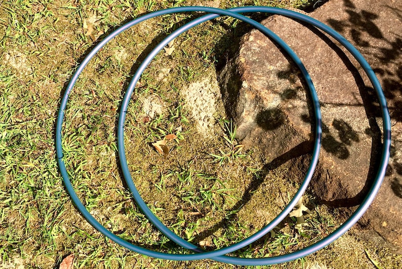 Kalypso Polypro Travel Hula Hoop with Push Button Connector Color Shifting Hula Hoop 58 OD Tubing Grip Tape Option