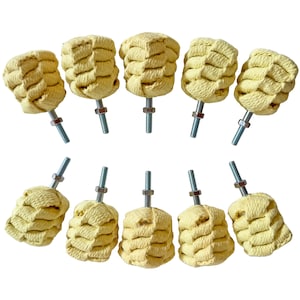 Replacement Wicks for Synergy Crescent Lotus Fire Fans - Genuine Kevlar Wick, M6 Metric Threading, WICKS ONLY