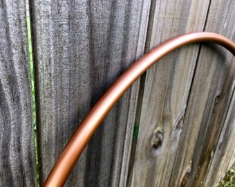 Copper Polypro 5/8" OD Travel Hula Hoop with Push Button Connector / Metallic Color Hula Hoop / Grip Tape Option
