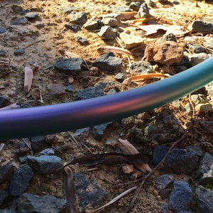 3/4 Kalypso Polypro Travel Hula Hoop with Push Button Connector / Color Shifting Tubing / Grip Options