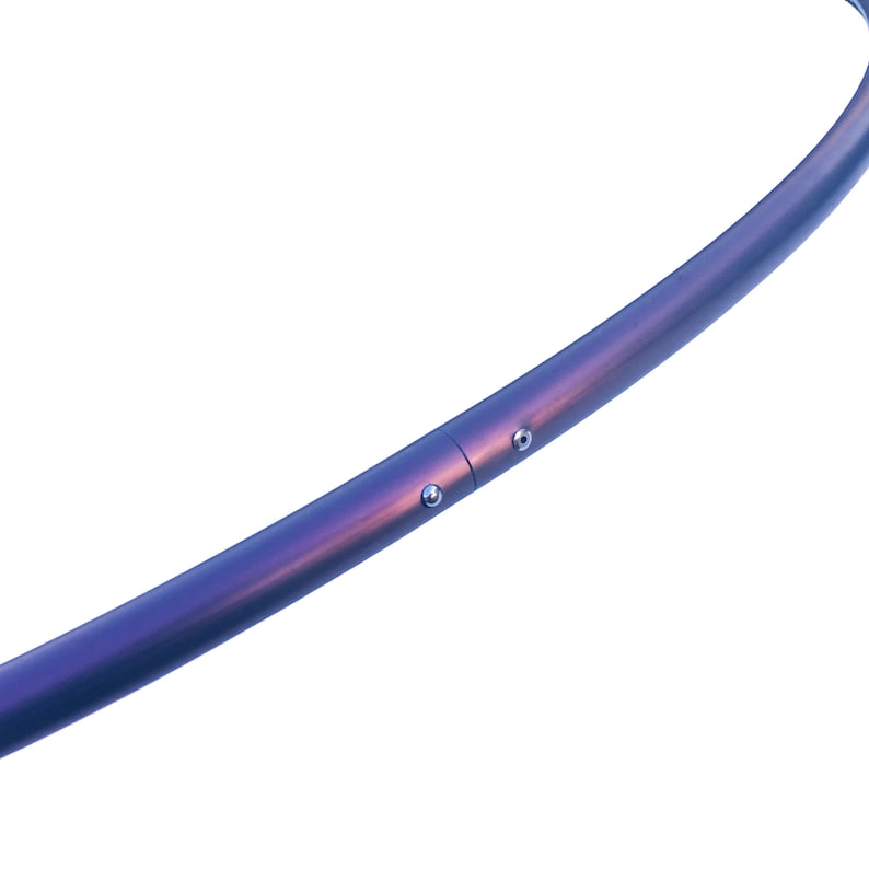 3/4 Kalypso Polypro Travel Hula Hoop: Color Shifting Tubing, Grip Options bild 8