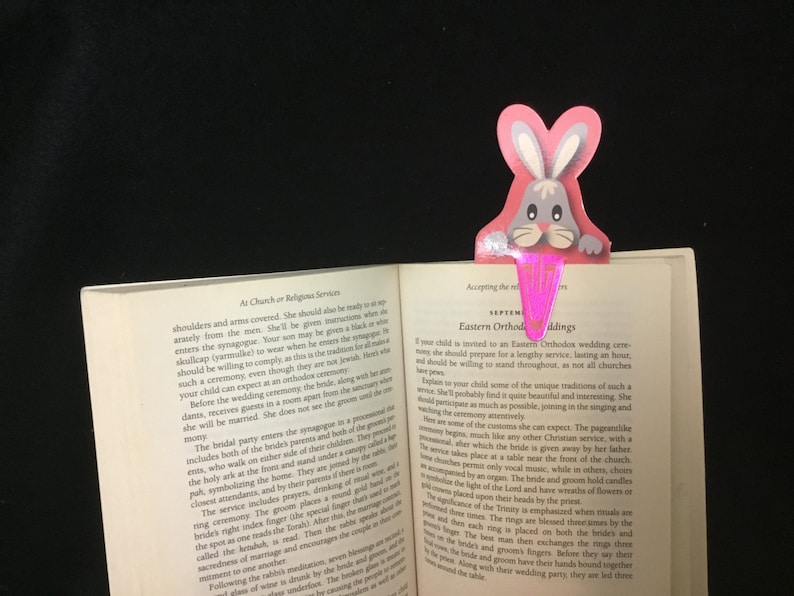 Custom Printed Die Cut Bookmarks, Etsy