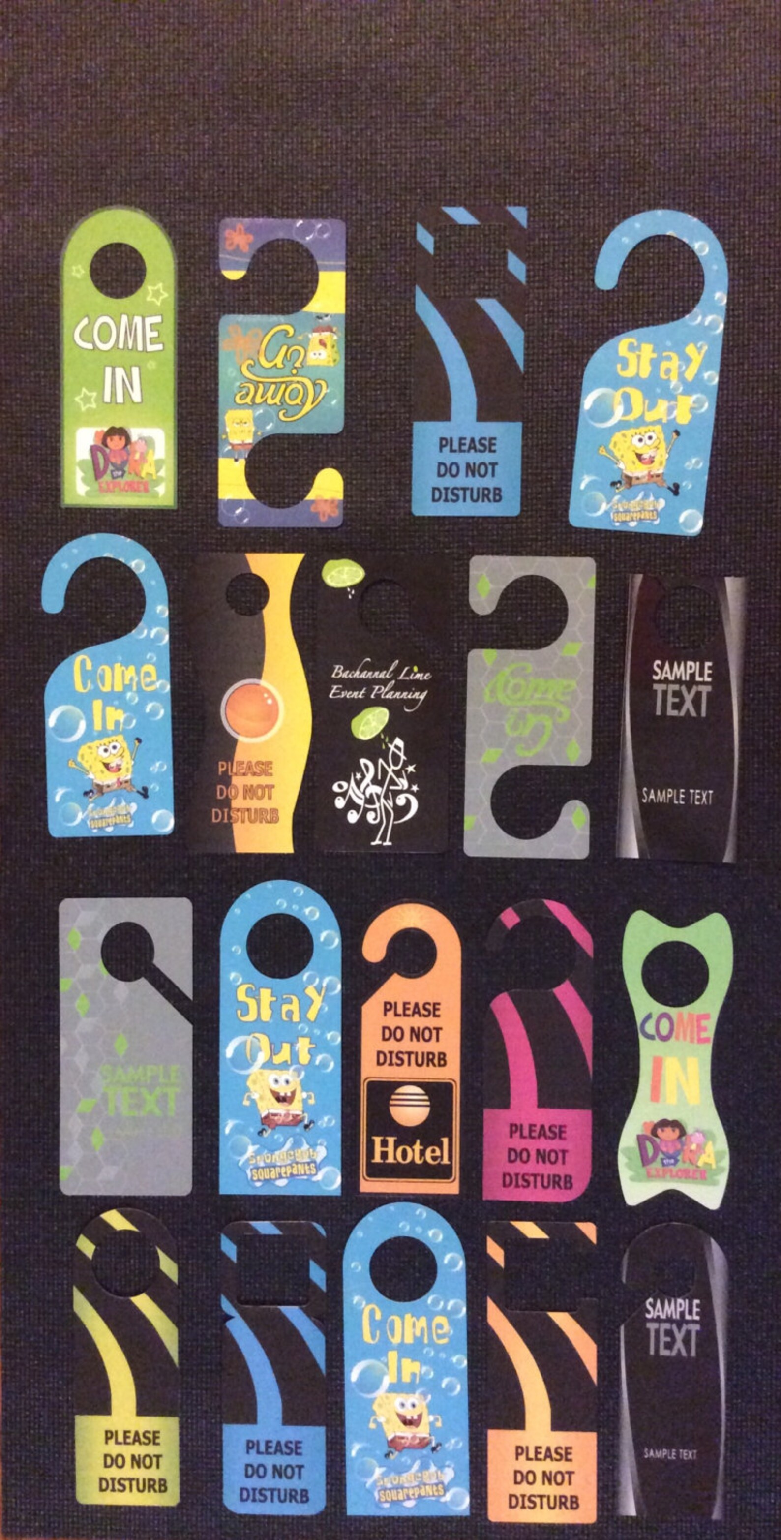 Custom Die Cut Door Hangers Etsy