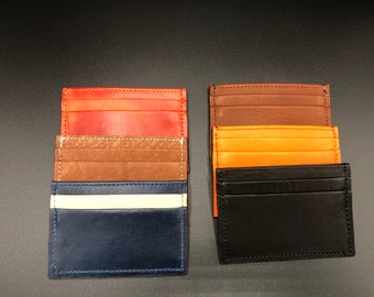 Leather Slim Card Case/Wallet, Credit card Holder