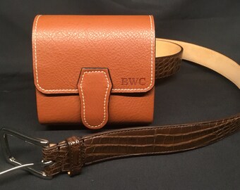 Leather Riding Pouch.