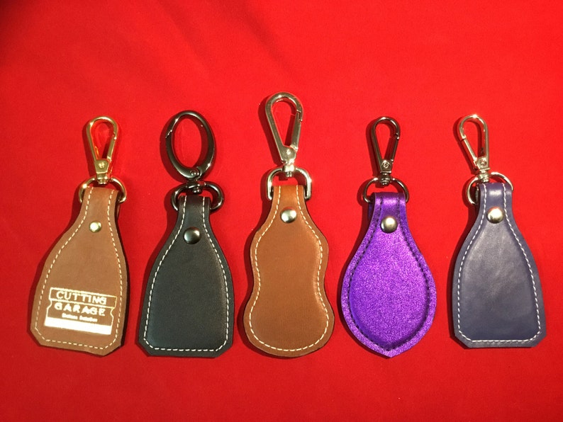 Custom Leather Key Chain, Key Fob image 4