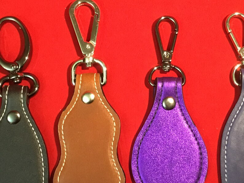 Custom Leather Key Chain, Key Fob image 5