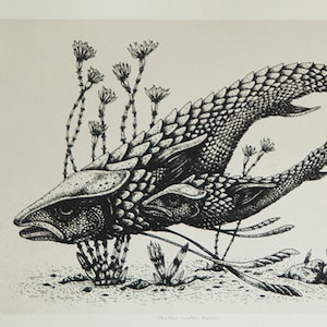 Shallow Water Kusari - Silkscreen Print - Scientific Study