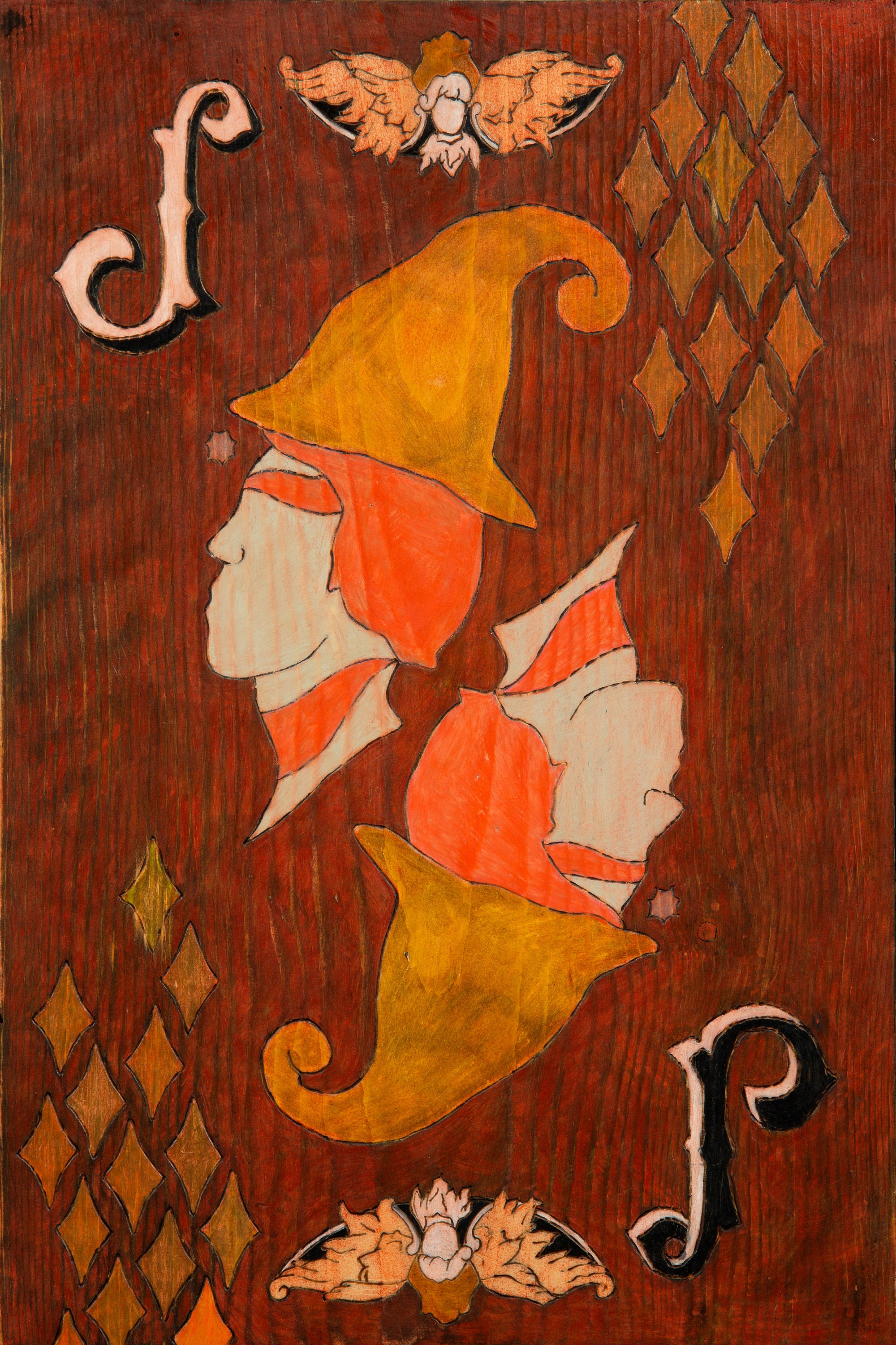 Jack of Diamonds, Diamond Jack, Diamond Playing Card, Carousel Art
