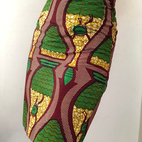 African Wax Print Pencil Skirt