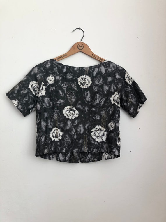 Lustra Cowl Top - Moody Floral