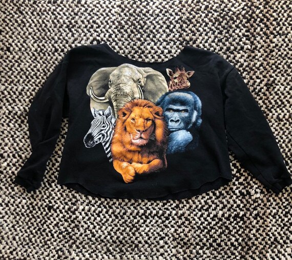 vintage animal sweatshirt