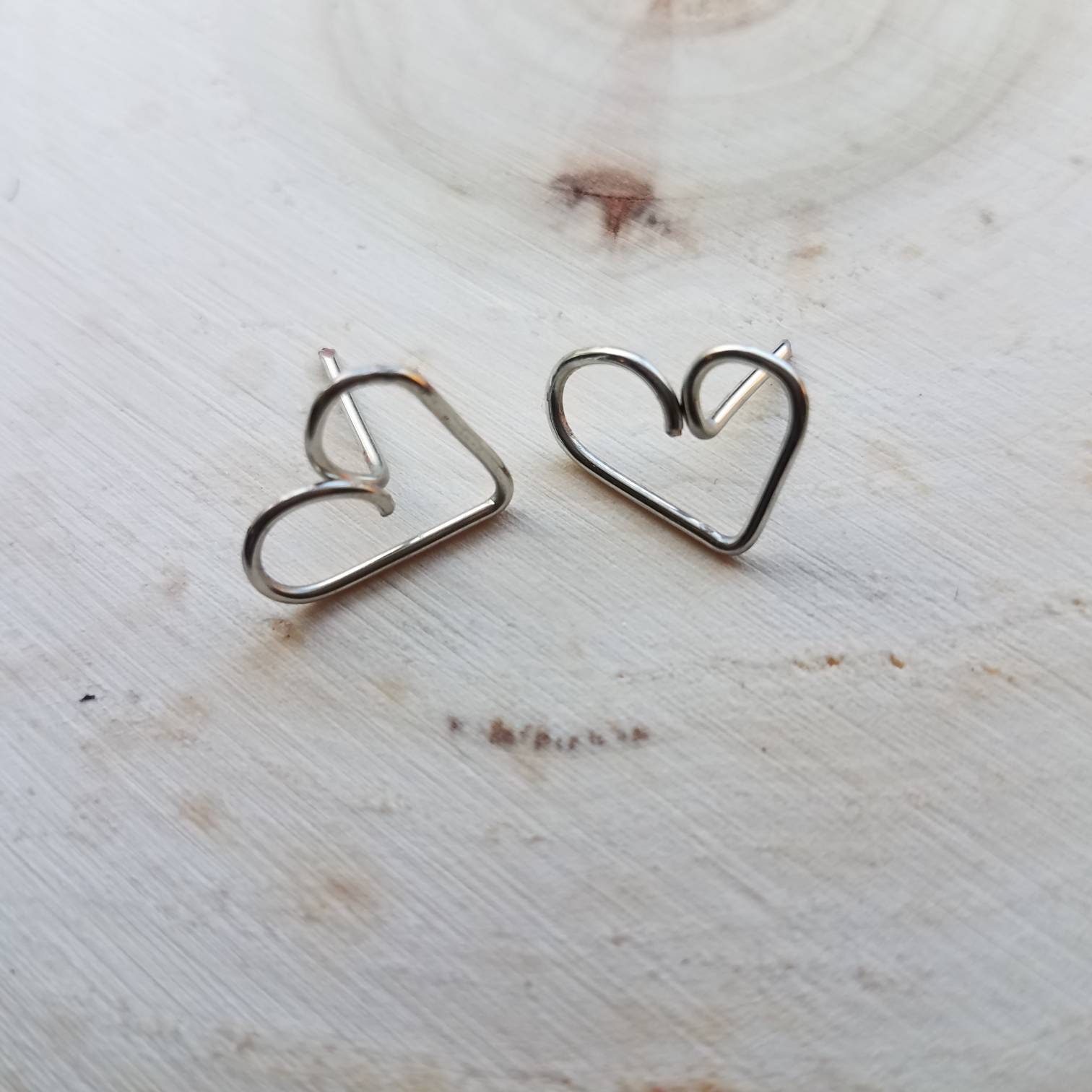 Small Heart Drop Earrings | Jamie Inglis Jewellery