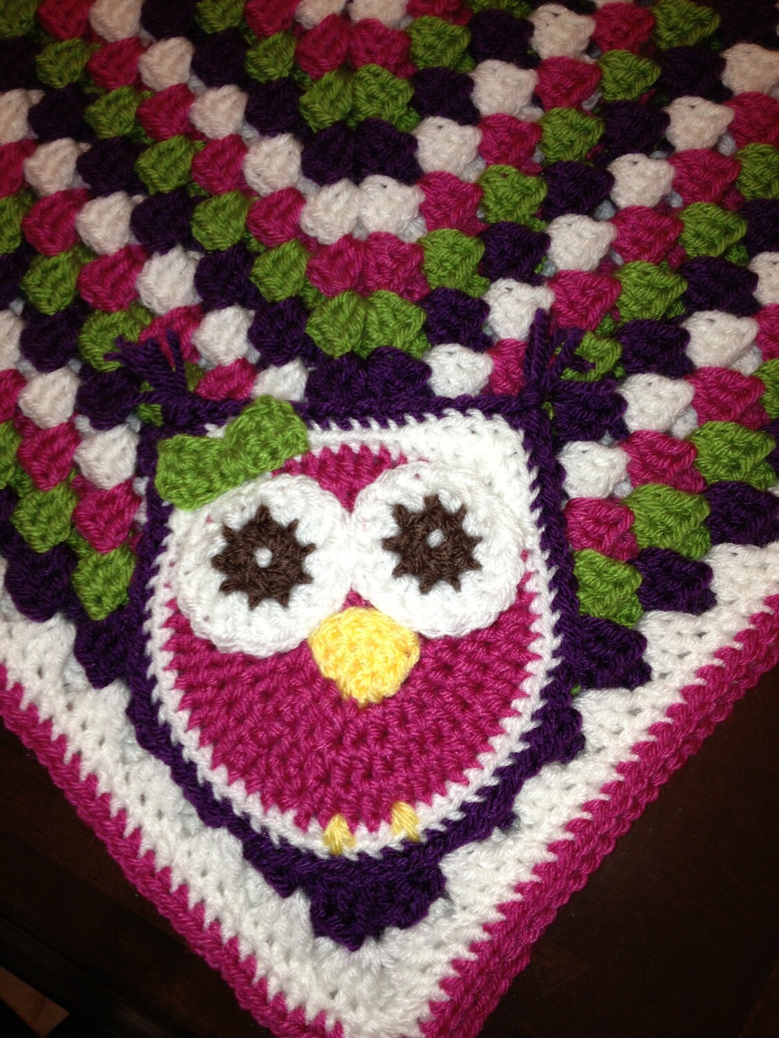 PATTERN Crochet Baby Blanket Granny Square Crib Blanket With Etsy