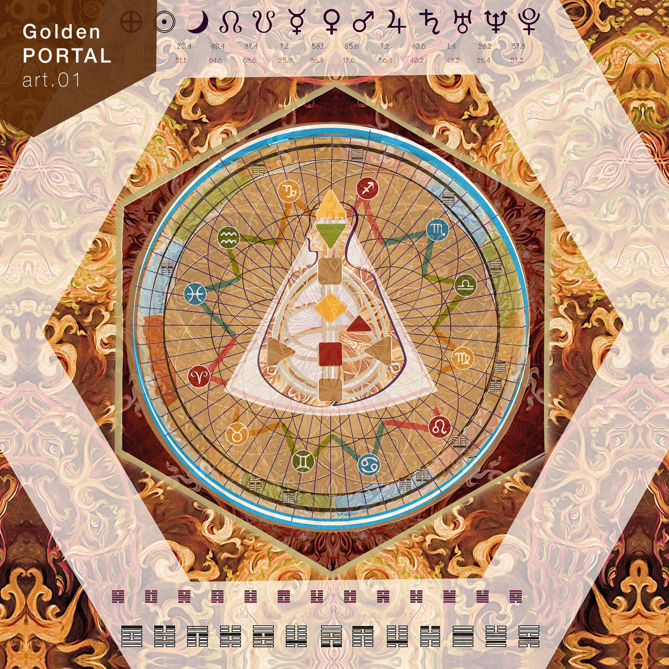 HUMAN DESIGN Art MANDALA Digital To Print Resolution