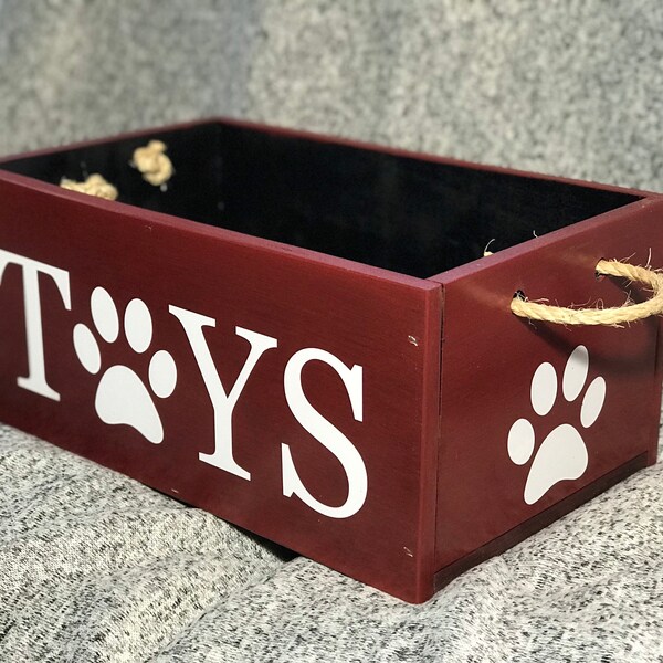 Dog Toy Box Etsy