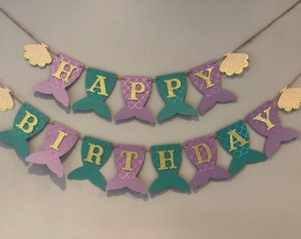 Download Mermaid Banner Etsy