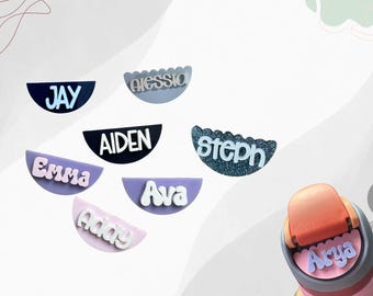 Owala name plate, owala free sip, tumbler accessory, personalized name tag, complimentary adhesive inlcluded, owala tumbler tag