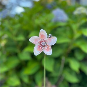 Eine von einer Art komplizierten Seashell Flower Stem Bild 12
