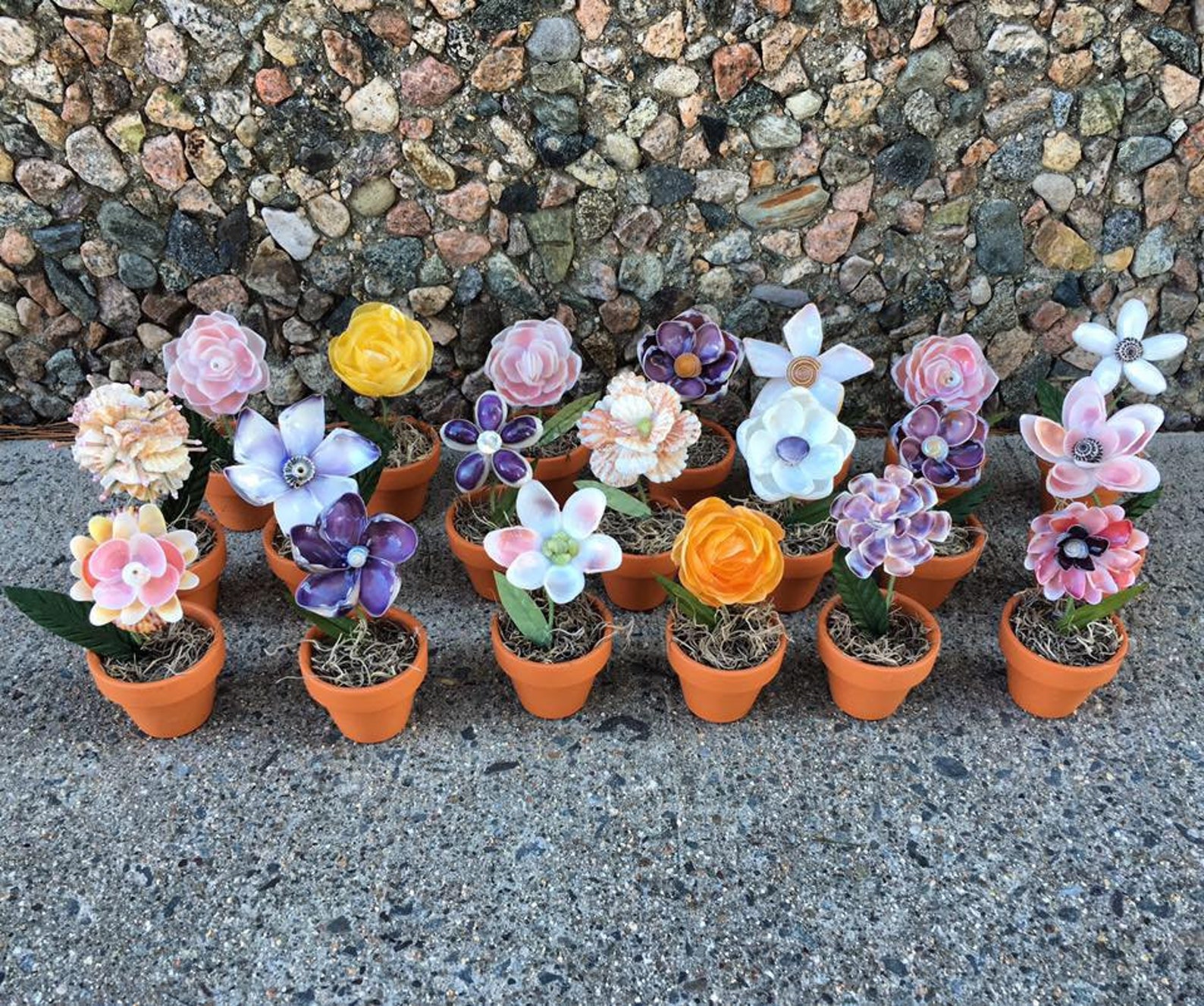 Custom Seashell Flower Pot - Etsy