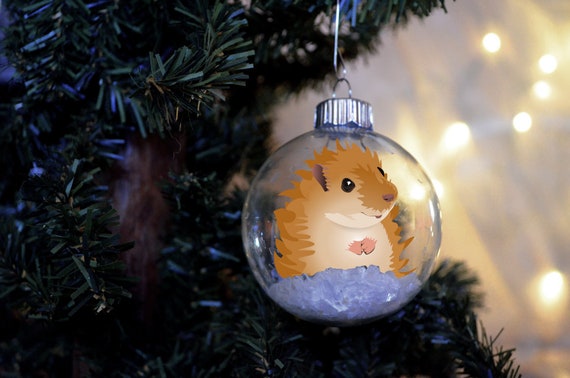 hamster ornament personalized