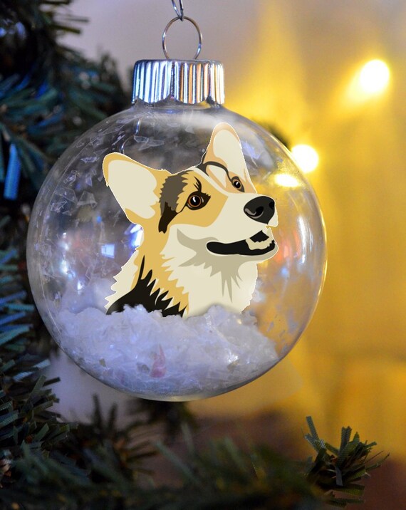 Tri color corgi ornament cheap