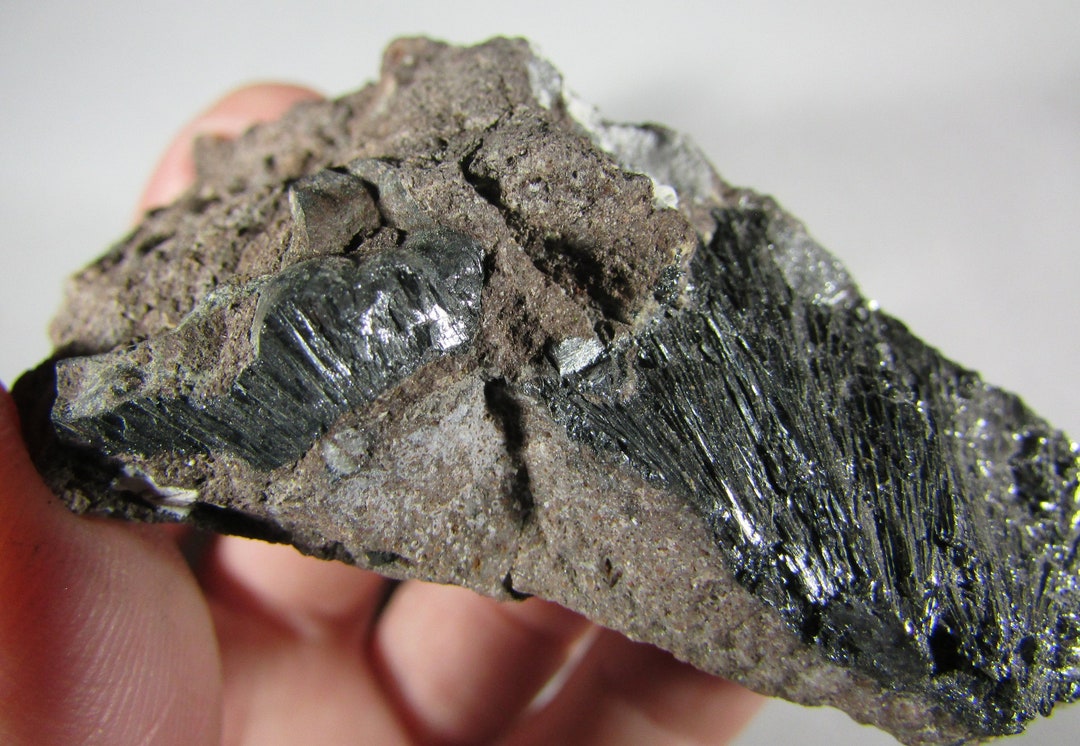 Pyrolusite on Manganese Matrix Transformation & Protection Stone Energy ...