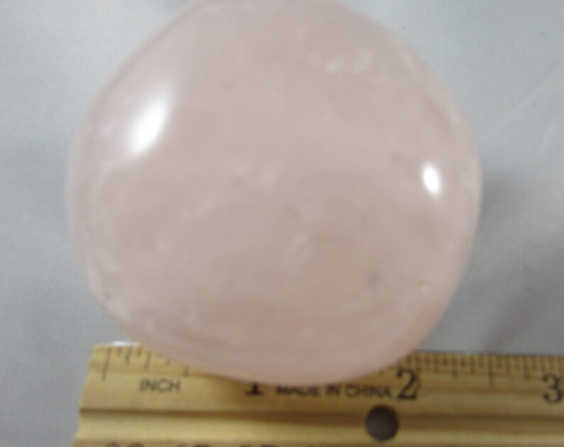 Rose Quartz Palmstone Natural Spiritual Meditation Energy Healing Pink Quartz for Home or Office Decor