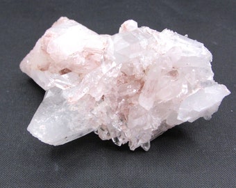 Pink Lithium Quartz Crystal Cluster, Columbia RARE, Natural Lithium Quartz Cluster, Lithium Specimen