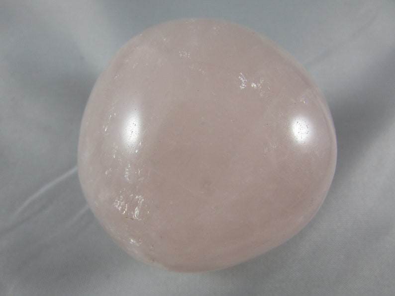 Rose Quartz Palmstone Natural Spiritual Meditation Energy Healing Pink Quartz for Home or Office Decor