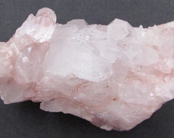 Pink Lithium Quartz Crystal Cluster, Columbia RARE, Natural Lithium Quartz Cluster, Lithium Specimen