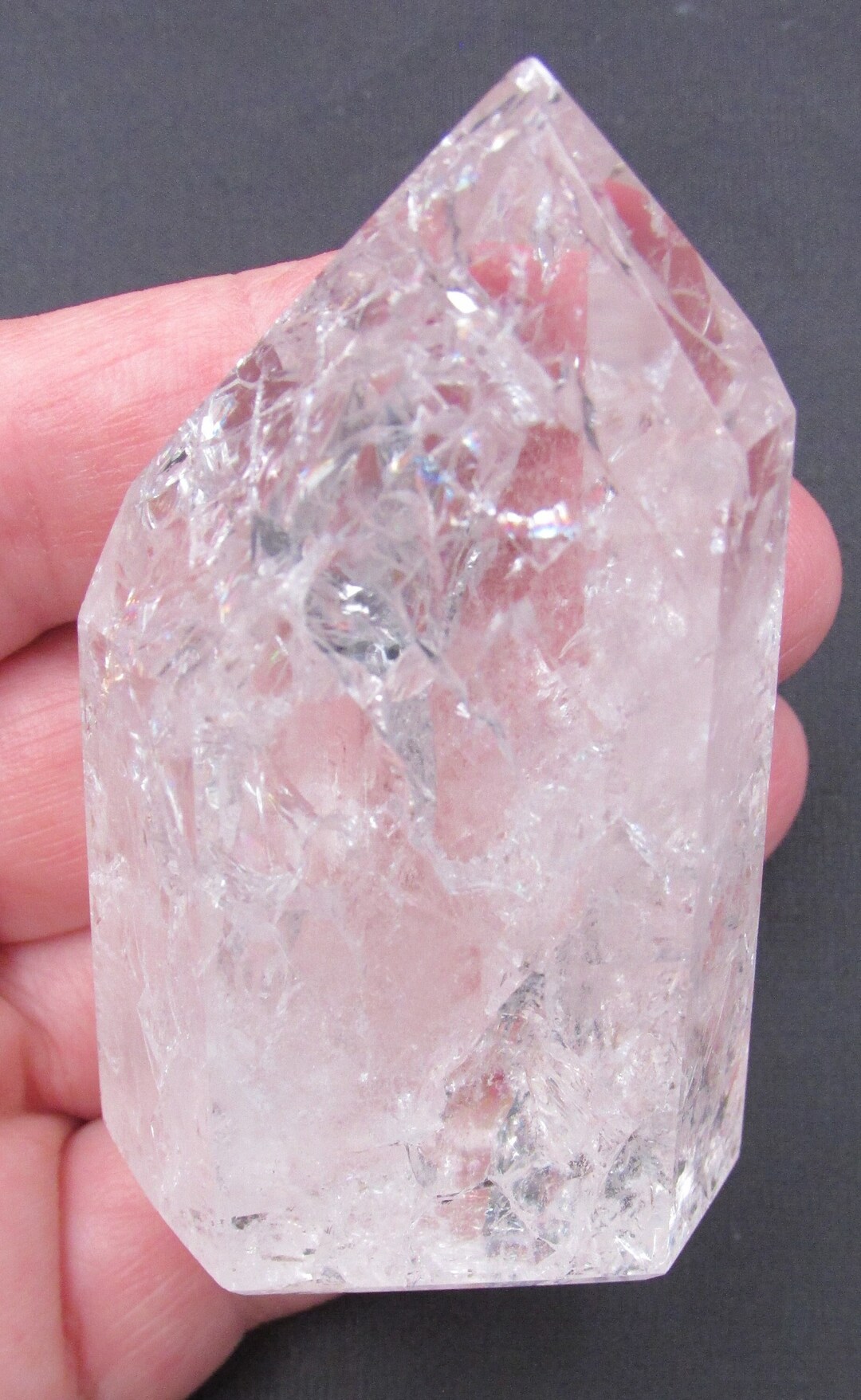 Fire and Ice Quartz Healing Crystals Fire and Ice Crystal Etsy