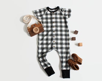 plaid baby clothes